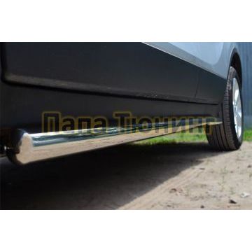 Пороги труба d57 вариант 3 РусСталь для Opel Mokka 2012-