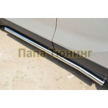 Пороги труба d57 вариант 3 РусСталь для Opel Mokka 2012-