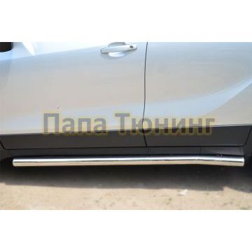 Пороги труба d57 вариант 3 РусСталь для Opel Mokka 2012-