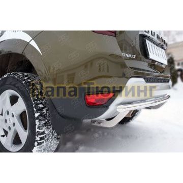 Защита заднего бампера d42 дуга РусСталь для Renault Duster 2015-
