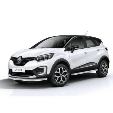 Защита штатных порогов 57 мм Rival для Renault Kaptur 2016-