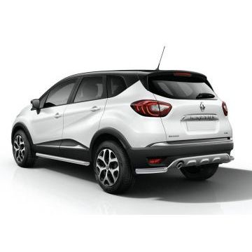 Защита задняя уголки 57 мм Rival для Renault Kaptur 2016-