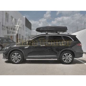 Пороги труба d57 вариант 2 для Renault Koleos 2017-