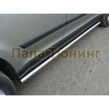 Пороги труба 60 мм ТСС для Skoda Yeti 2014-