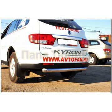 Защита заднего бампера d57 РусСталь для Ssangyong Kyron 2007-2015