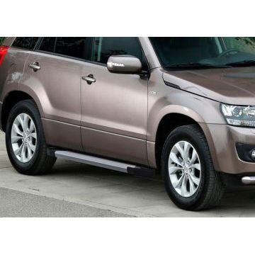 Пороги алюминиевые Rival Start на 5 дверей для Suzuki Grand Vitara 2005-2015