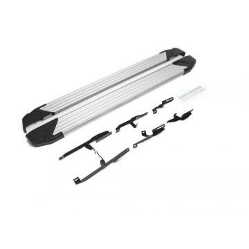 Пороги алюминиевые Rival Start на 5 дверей для Suzuki Grand Vitara 2005-2015