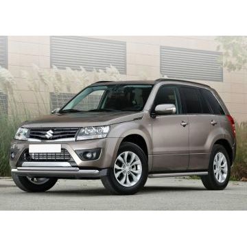 Защита штатных порогов 57 мм Rival для Suzuki Grand Vitara 2012-2015