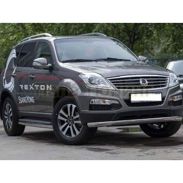 Пороги труба d57 вариант 2 РусСталь для Suzuki Grand Vitara 2005-2007