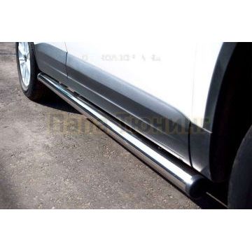 Пороги труба d57 вариант 2 РусСталь для Suzuki Grand Vitara 2005-2007