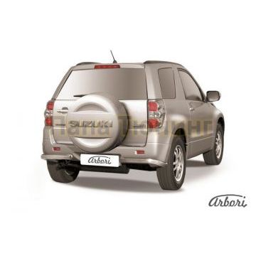 Защита задняя уголки 57 мм Slitkoff для Suzuki Grand Vitara 2005-2007 Защита задняя уголки 57 мм Slitkoff для Suzuki Grand Vitara 2005-2007