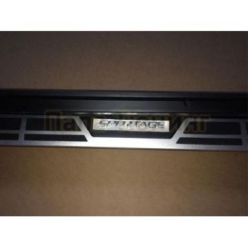 Пороги алюминиевые Mobis Style OEM Tuning для Kia Sportage 2010-2015