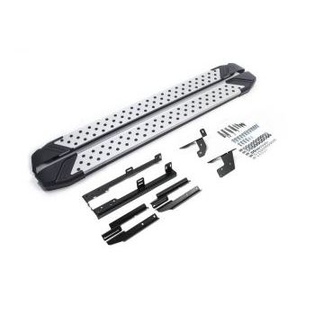 Пороги алюминиевые Rival BMW-Style для Nissan Qashqai/Qashqai +2/X-Trail T31 2007-2015 Пороги алюминиевые Rival BMW-Style для Nissan Qashqai/Qashqai +2/X-Trail T31 2007-2015