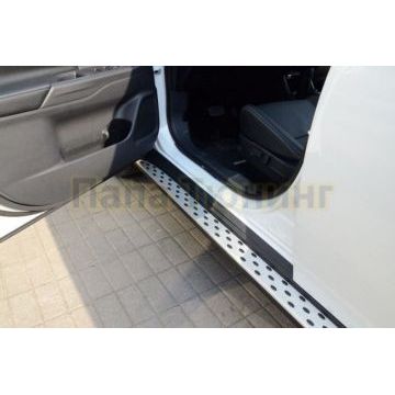 Пороги алюминиевые BMW Style OEM Tuning для Mitsubishi Outlander 2012-