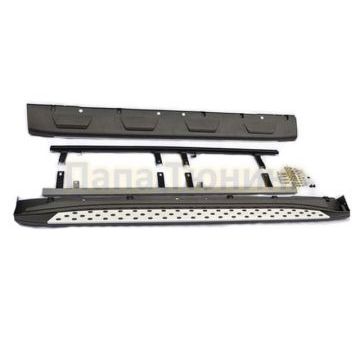 Пороги алюминиевые BMW Style OEM Tuning для Mitsubishi Outlander 2012-