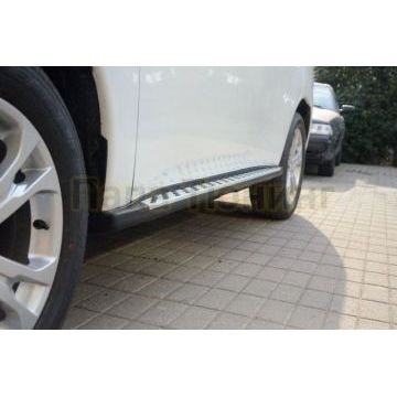 Пороги алюминиевые BMW Style OEM Tuning для Mitsubishi Outlander 2012-