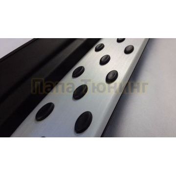 Пороги алюминиевые BMW Style OEM Tuning для Mitsubishi Outlander 2012-