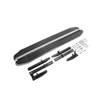 Пороги алюминиевые Rival Premium для Mitsubishi ASX/Outlander/Peugeot 4007/4008/Citroen C 2006-