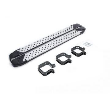 Пороги алюминиевые Rival BMW-Style для Mitsubishi Pajero Sport 2008-2016