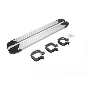 Пороги алюминиевые Rival Start для Mitsubishi Pajero Sport 2008-2016