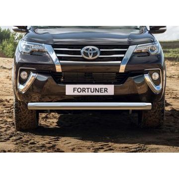 Защита переднего бампера 76 мм Rival для Toyota Fortuner 2017-