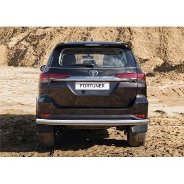 Защита заднего бампера 76 мм Rival для Toyota Fortuner 2017-