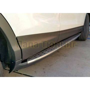 Пороги алюминиевые OEM-style для Nissan Qashqai 2014-