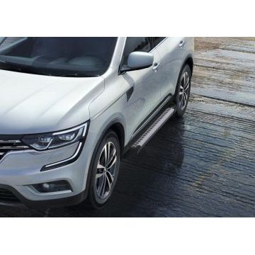 Пороги алюминиевые Rival BMW-Style для Nissan Qashqai/X-Trail T32/Renault Koleos 2014-