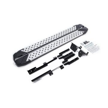 Пороги алюминиевые Rival BMW-Style для Nissan Qashqai/X-Trail T32/Renault Koleos 2014-