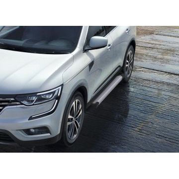 Пороги алюминиевые Rival Start для Nissan Qashqai/X-Trail T32/Renault Koleos 2014-
