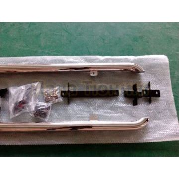 Пороги алюминиевые с подсветкой OEM Tuning для Nissan Qashqai 2014-