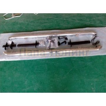 Пороги алюминиевые с подсветкой OEM Tuning для Nissan Qashqai 2014-