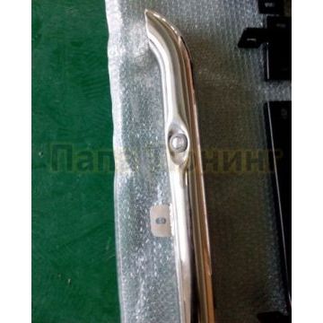 Пороги алюминиевые с подсветкой OEM Tuning для Nissan Qashqai 2014-