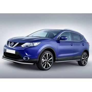 Защита переднего бампера 57 мм Rival для Nissan Qashqai 2014-
