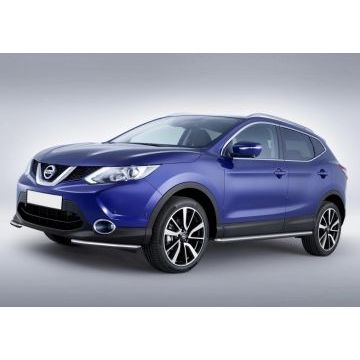 Защита передняя уголки 42 мм Rival для Nissan Qashqai 2014-
