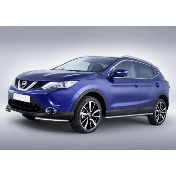 Защита передняя уголки 57 мм Rival для Nissan Qashqai 2014-