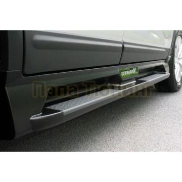 Пороги алюминиевые ОЕМ Style OEM Tuning для Kia Sorento 2009-2020