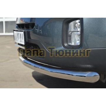 Защита переднего бампера d76 РусСталь для Kia Sorento 2012-