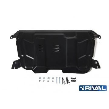 Защита картера + КПП Rival сталь 2 мм для Toyota Highlander, V - 3.5 2017-