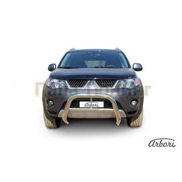 Кенгурин низкий 76 мм Slitkoff для Mitsubishi Outlander XL 2006-2009 Кенгурин низкий 76 мм Slitkoff для Mitsubishi Outlander XL 2006-2009