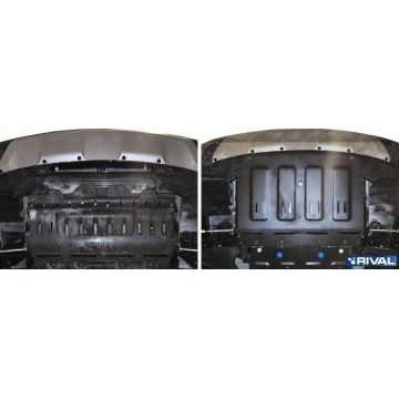 Защита картера Rival для 1,5T и 1,8 сталь 2 мм на задний привод для Lifan MyWay 2016-