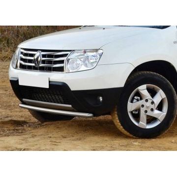 Защита переднего бампера 42 мм Rival для Renault Duster 2011-2015