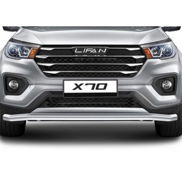 Защита передняя волна 57 мм Rival для Lifan X70 2018-