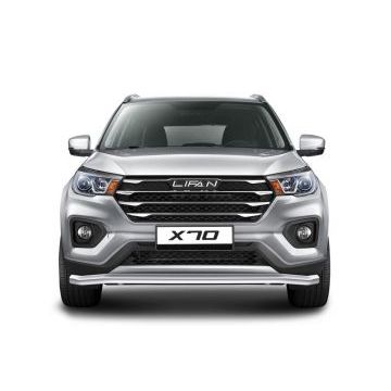 Защита передняя волна 57 мм Rival для Lifan X70 2018-