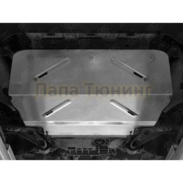 Защита радиатора Руссталь нижняя чёрная для Ford Focus 3 2015-