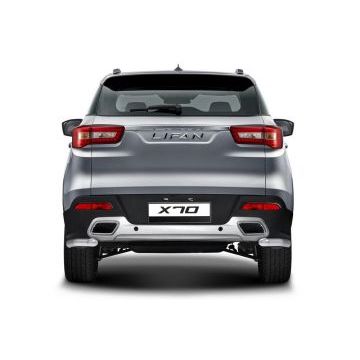 Защита задняя уголки 57 мм Rival для Lifan X70 2018-