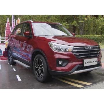 Пороги алюминиевые Rival Start овальные для Lifan X70 2018-