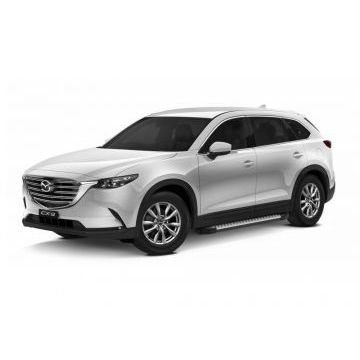 Пороги алюминиевые Rival BMW-Style для Mazda CX-9 2017-