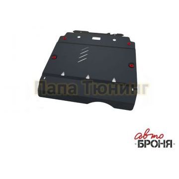 Защита картера + КПП сталь 2 мм АвтоБРОНЯ для Mercedes-Benz A-class, V - 1.5; 1.7; 2.0; 1.6d; 1.8d; 2.0d 2004-2007/Mercedes-Benz B-class, V - 1.5; 1.7; 2.0 2005-2011