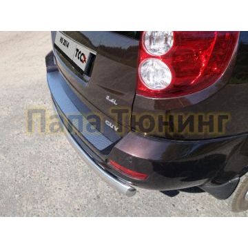 Накладка на задний бампер декоративная ТСС для Great Wall Hover H5 2011-2015